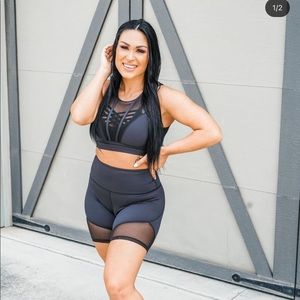 Fit booty shorts.
